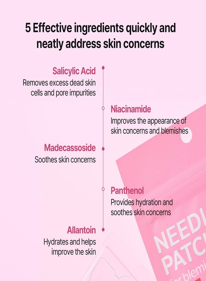 NEEDLY Patch for Blemishes Colorful, 12 Patches | Hydrocolloid Microdart Pimple Patch, Cute Star, Heart & Teardrop Micropoint Acne Patch for Early-Stage Zits and Deep Pimples, Korean Skin Care - Image 5